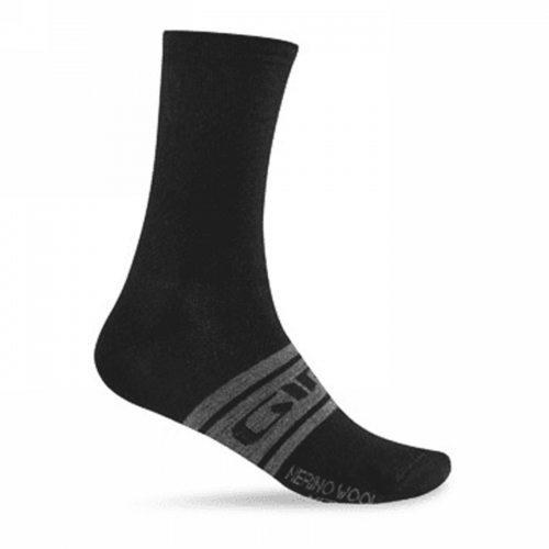 Seas merinowollsocken schwarz/anthrazit größe 40-42