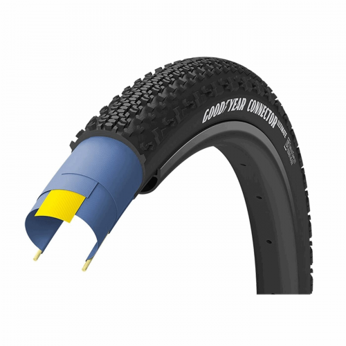 Goodyear Connector 700x40 Tubeless Reifen Schwarz - 463g, Hohe Traktion und R: Shield