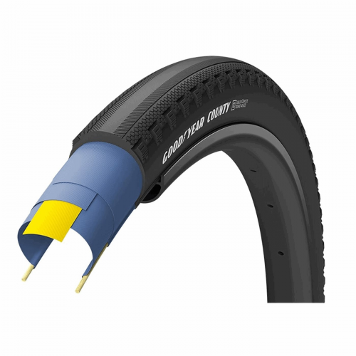 Goodyear County 650x50 Tubeless Reifen Schwarz 120TPI mit R: Shield