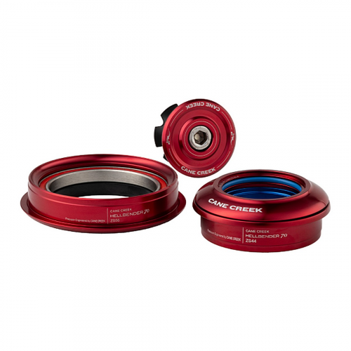 Hellbender 70 konischer Steuersatz zs44/28.6 - zs56/40 - rot