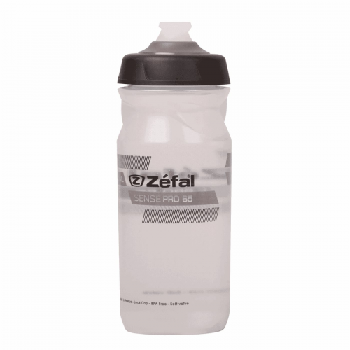 Zefal sense pro 65 650 ml flasche klar-grau-schwarz