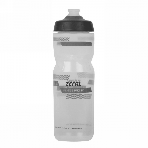 Sense pro 80 800ml transparent-grau-schwarz wasserflasche