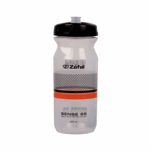 Zefal sense m65 650 ml transparente orange flasche