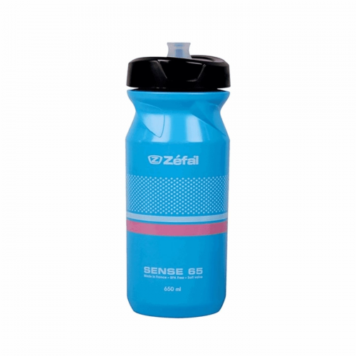 Zefal sense m65 650 ml schwarz / blau / weisse flasche