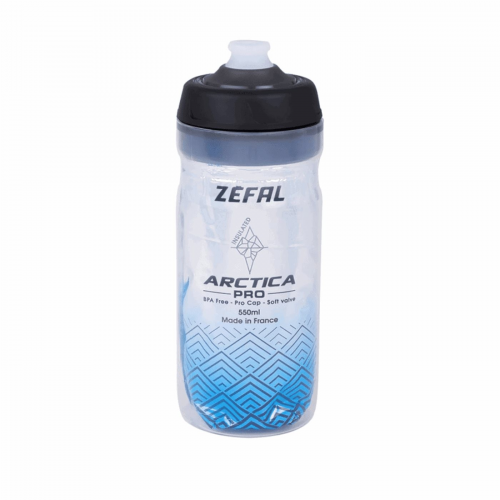 Arctica pro 550ml silber/blaue thermalwasserflasche