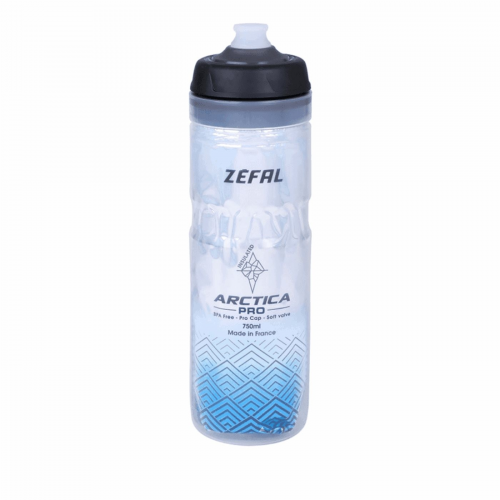 Arctica pro thermalwasserflasche 750ml silber/blau