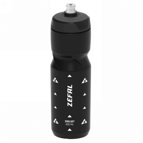 Sense soft water bottle 800ml schwarz