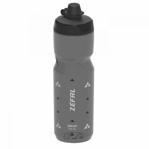 Sense soft water bottle 800ml no-mud black smoke