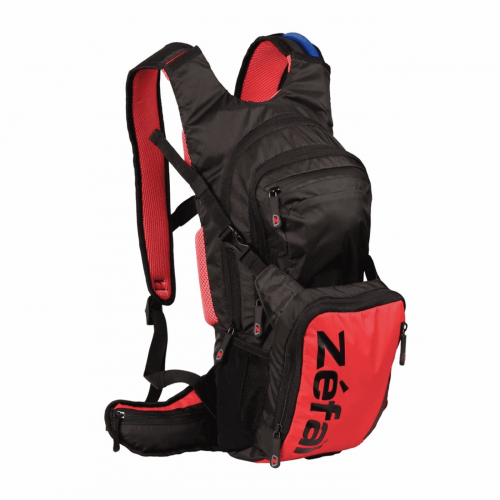 Zefal z hydro enduro schwarz rot 11l rucksack