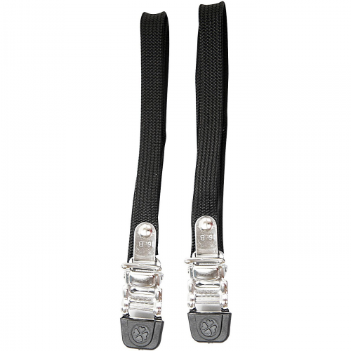 Voxom pedal straps per2 schwarz-silber