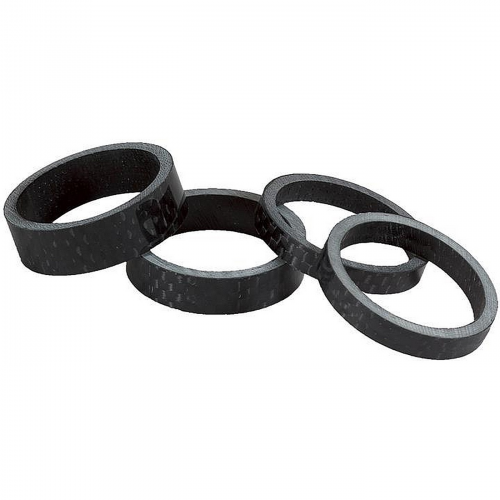 Saltbmx headsetspacer 1-1/8" 1 set inkl. 2x5mm 2x10mm spacer kohlefaser