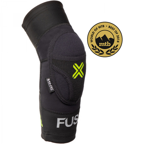 Fuse elbow omega kids xs-s schwarz/neongelb