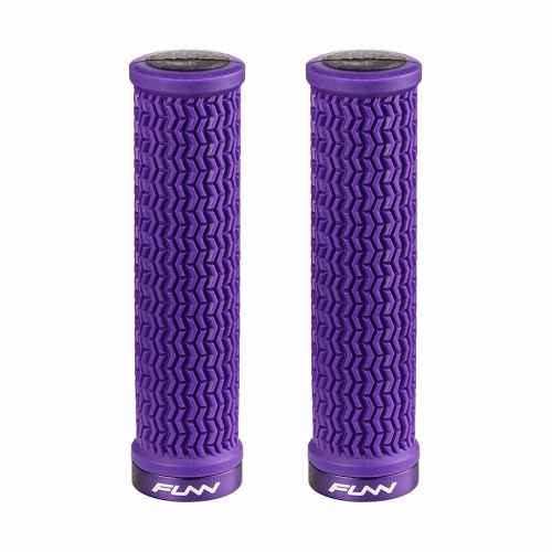 Holeshot 31-mm-griffe mit violettem aluminiumkragen