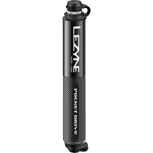 Lezyne handpumpe cnc pocket drive schwarz 160 psi 14 0 cm