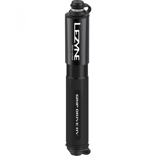 Lezyne handpumpe grip drive hv small schwarz