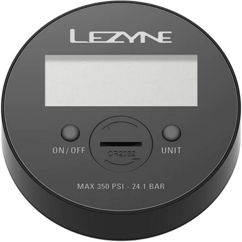 Lezyne 350 psi digitalanzeige 3 5" schwarz