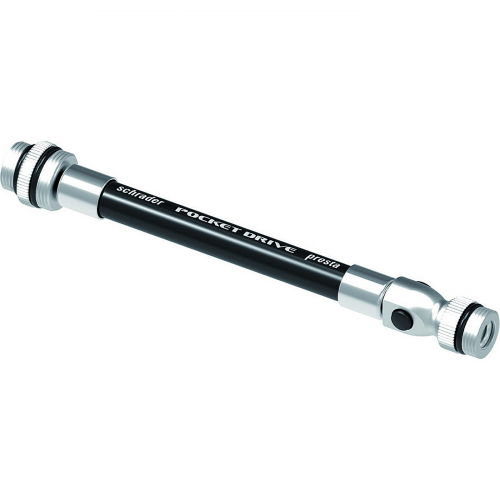 Ersatz-abs-flexschlauch presta/shrader für pocket drive mini pump s schwarz/silber