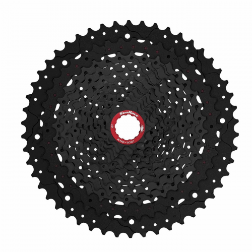 Mtb-kassette 12s x 10/50 zähne aus schwarzem aluminium – sram-körper