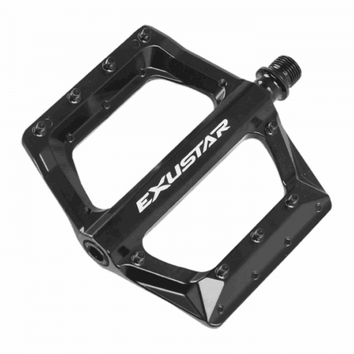 Exustar MTB Pedal E-PB571 Aluminium Black Flat 117x116mm, 482g