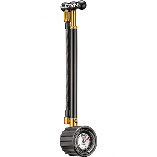 Lezyne handpumpe shock drive 400psi schwarz-gold