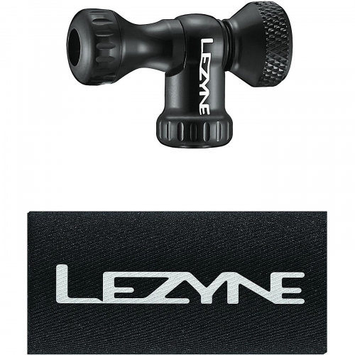 Lezyne co2-pumpenkopf steuerantrieb cnc schwarz