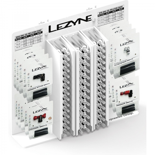 Lezyne co2 pop Lamellendisplay