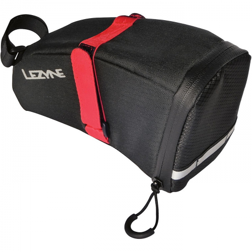 Lezyne satteltasche aero caddy schwarz-rot