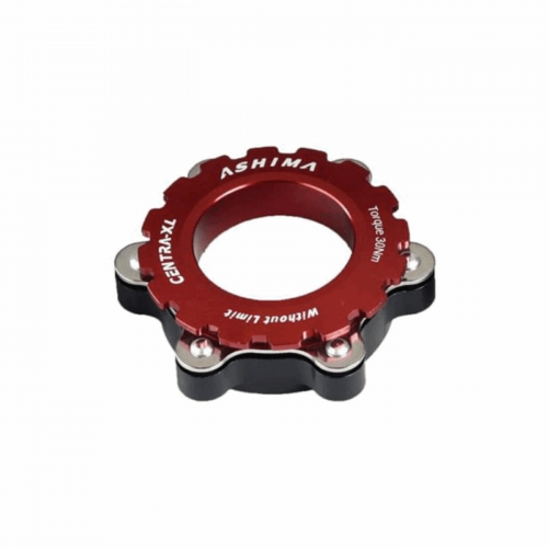 Center lock scheibenadapter für achse: 9/10/12/15/20 mm rot