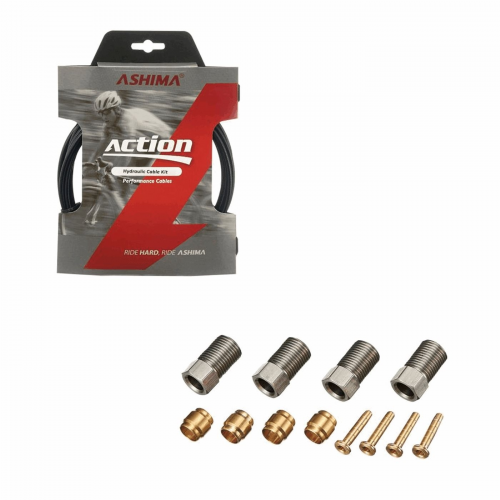 Kit-schlauch + shimano-anschlüsse 5x2,3 mm und länge: 3 m aus nylon