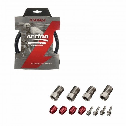 Kit rohr + sram-anschlüsse 5x2,1 mm und länge: 3 m aus nylon