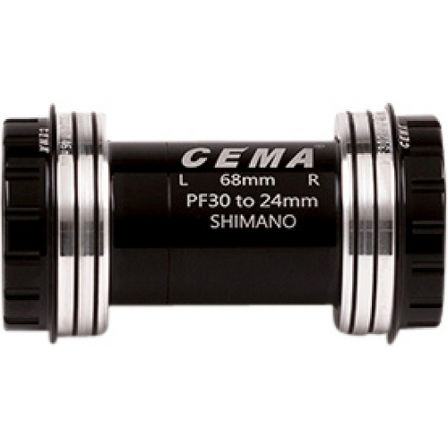 Pf30 für shimano b: 68/73 x id: 46 mm keramik – schwarz interlock