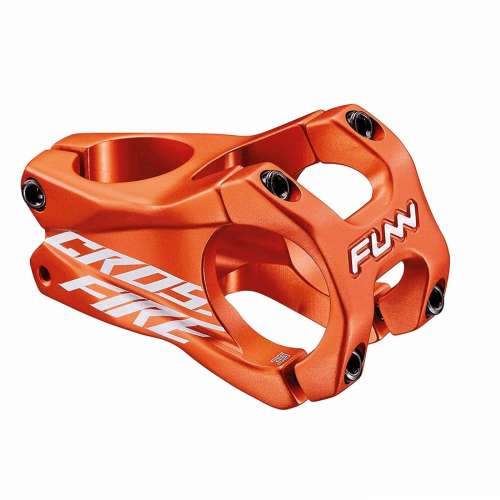 Crossfire 31,8 x 50 mm mtb-vorbau aus orangefarbenem 0°-winkel-aluminium