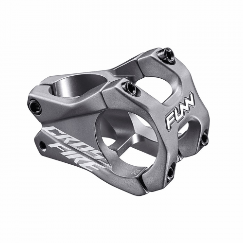 Crossfire 31,8 x 35 mm mtb-vorbau aus aluminium, winkel 0°, silber