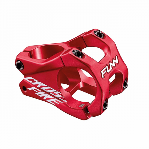 Crossfire 31,8 x 35 mm mtb-vorbau aus aluminium, winkel 0°, rot