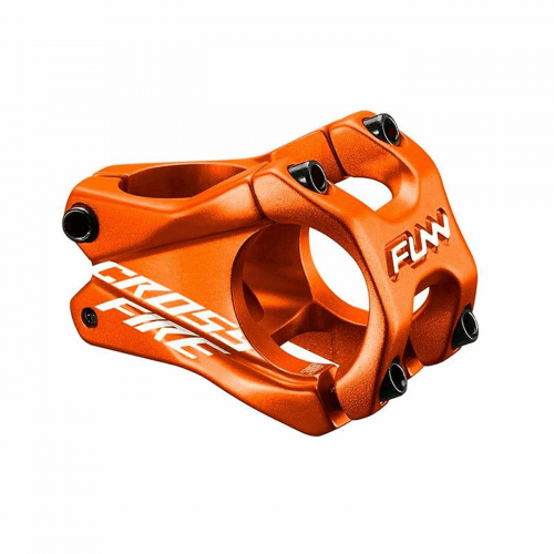 Crossfire 35x35mm mtb-vorbau aus aluminium, winkel 0° orange