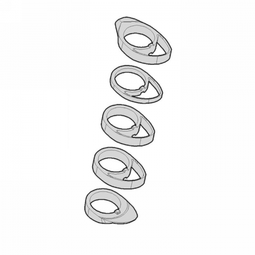 Carbon aerodynamischer steuersatz shim-kit für vision metron 5d lenker 1xmw081a5mm-1xmw082-1xmw052-2xmw081b10mm nein