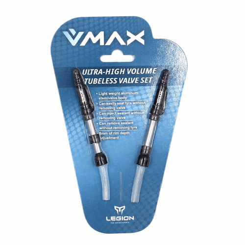 V-max tubeless-ventillänge: 37–45 mm aus aluminium (2 stück)