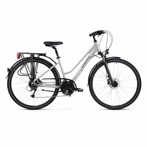 Bici trans 5.0 donna 28" pearl weiß/schwarz größe m