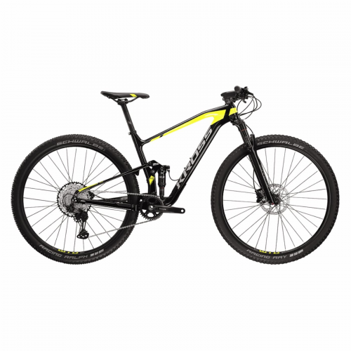 Kross Earth 3.0 Mountainbike Herren 29' Carbon Shimano XT 12V M Schwarz/Lime/Grau