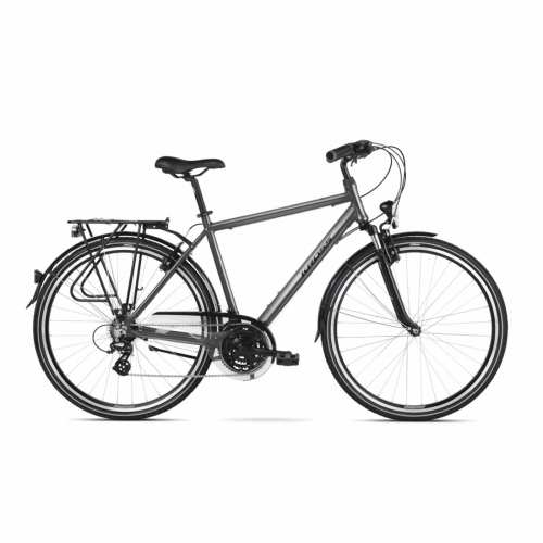 Bici trans 2.0 man 28" grau/schwarz 7v größe l