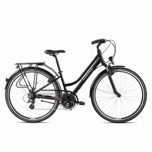 Bici trans 2.0 donna 28" schwarz/grau 7v größe m