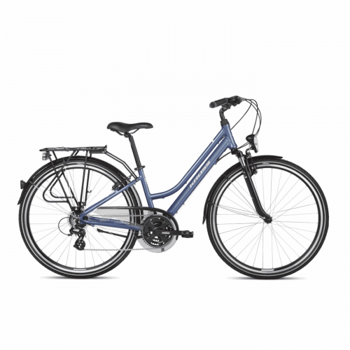 Bici trans 2.0 frau 28" blau/weiß 7v größe m