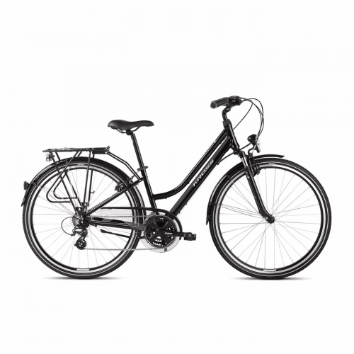 Fahrrad trans 2.0 frau 28" schwarz/grau grösse s