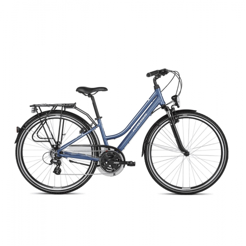 Fahrrad trans 2.0 frau 28" blau/weiss grösse s