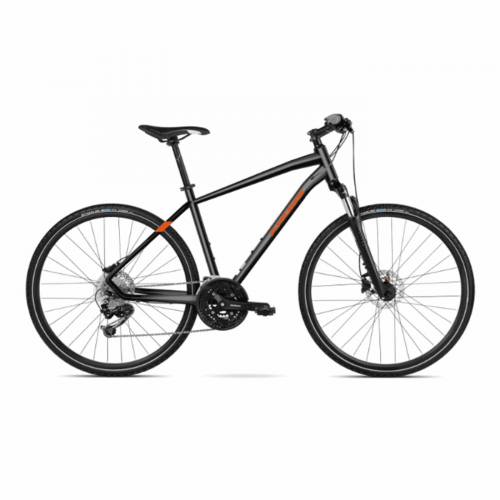 Mtb evado 3.0 man 28" schwarz/orange grösse l