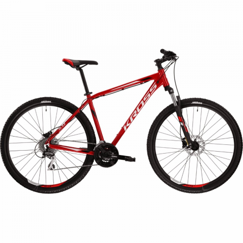 Mtb hexagon 5.0 man 29" rot/grau/schwarz 8v größe xl