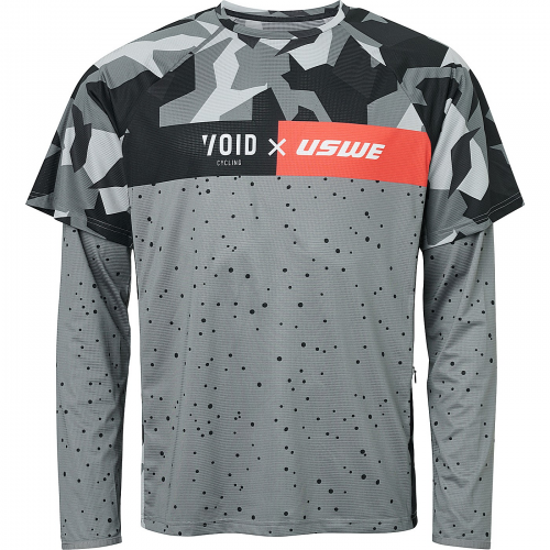 Uswe swede co-lab mtb jersey longsleeve größe: m schwarz-weiß