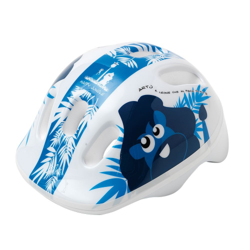 Helm baby happy jungle artù blau - größe xs (44/48cm)