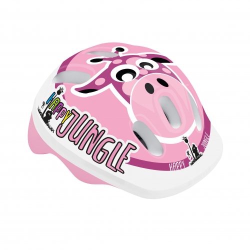 Helm baby happy jungle violetta pink - größe xs (44/48cm)