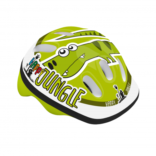 Helm baby happy jungle blueberry green - größe xs (44/48cm)